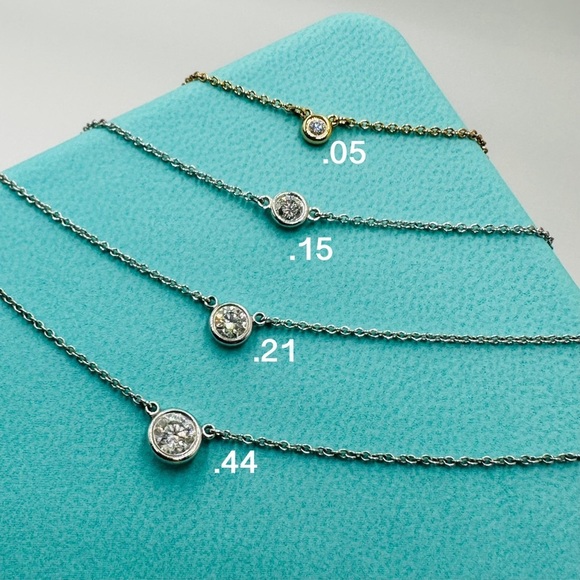 Tiffany & Co. .15 Diamonds by the Yard Bracelet in Platinum 6” with Packaging - Picture 9 of 11